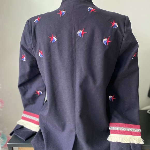 Anthropologie Child of the Universe Heart Blazer 6 - Picture 5 of 6